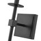 Z-Lite Camila 1 Light Wall Sconce, Matte Black & White 811-1S-MB - alternate 4